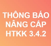 Thông báo về việc nâng cấp ứng dụng Hỗ trợ kê khai tờ khai mã vạch (HTKK) phiên bản 3.4.2